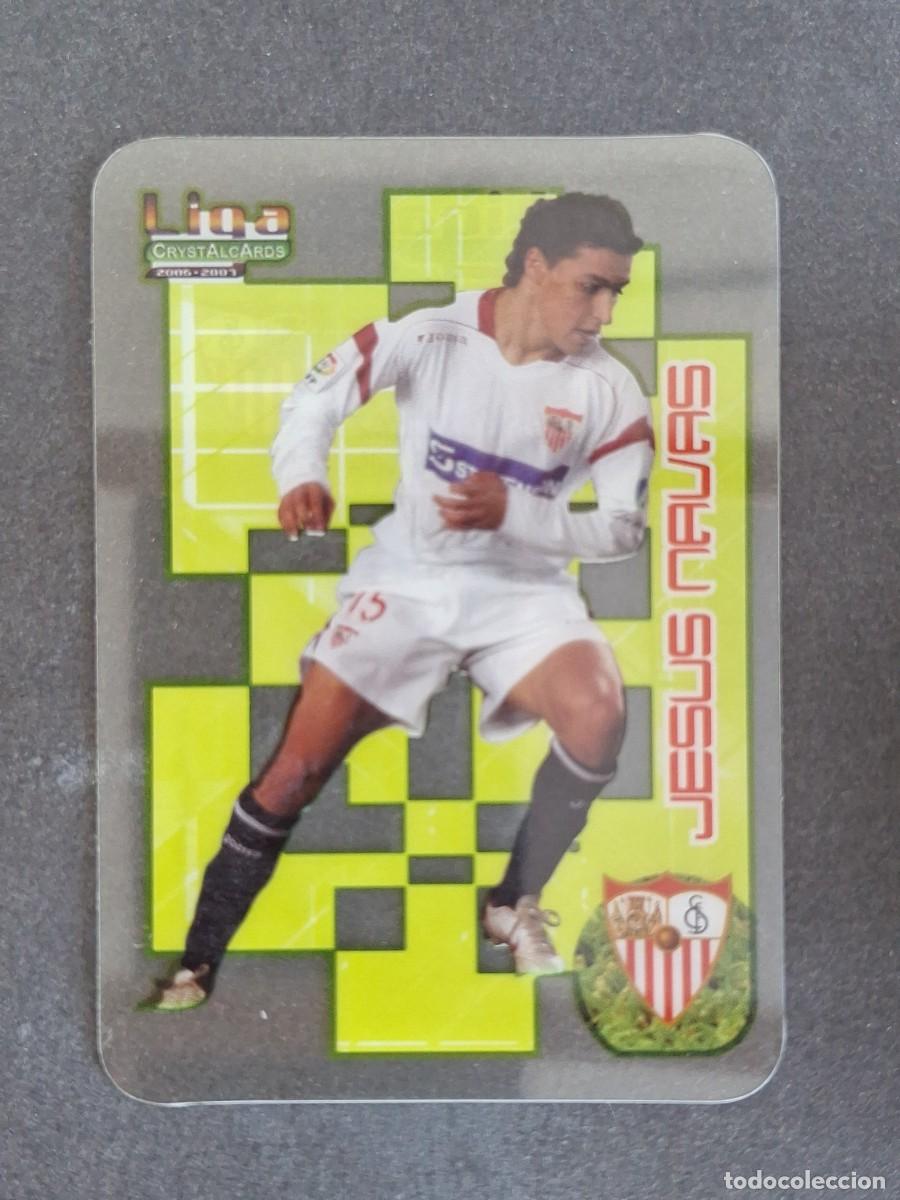 Cromos de f&uacute;tbol: L1 JESUS NAVAS SEVILLA F. C. 86 MUNDICROMO CRYSTALCARDS LIGA 2006 2007 06 07