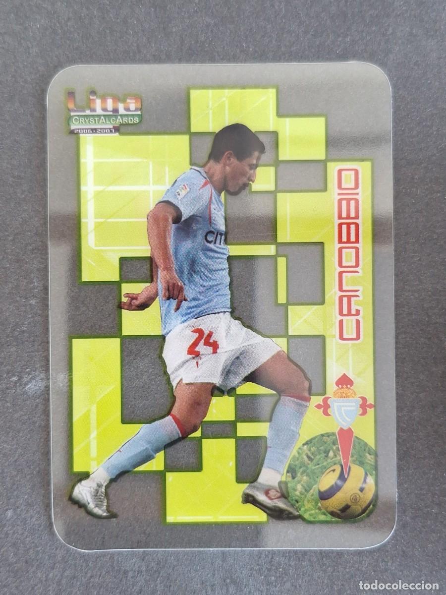 Cromos de f&uacute;tbol: L1 CANOBBIO CELTA DE VIGO 106 MUNDICROMO CRYSTALCARDS LIGA 2006 2007 06 07