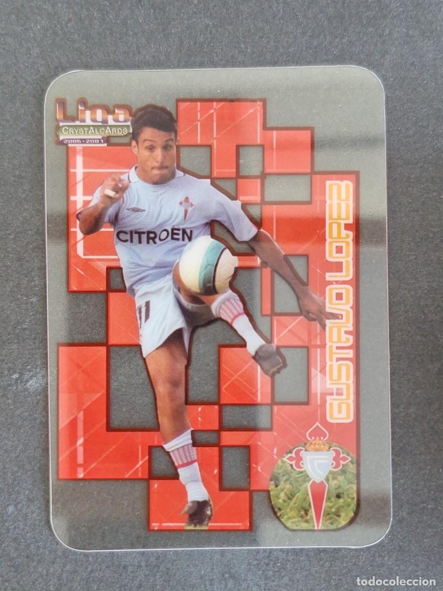 Cromos de f&uacute;tbol: L1 GUSTAVO LOPEZ CELTA DE VIGO 107 MUNDICROMO CRYSTALCARDS LIGA 2006 2007 06 07