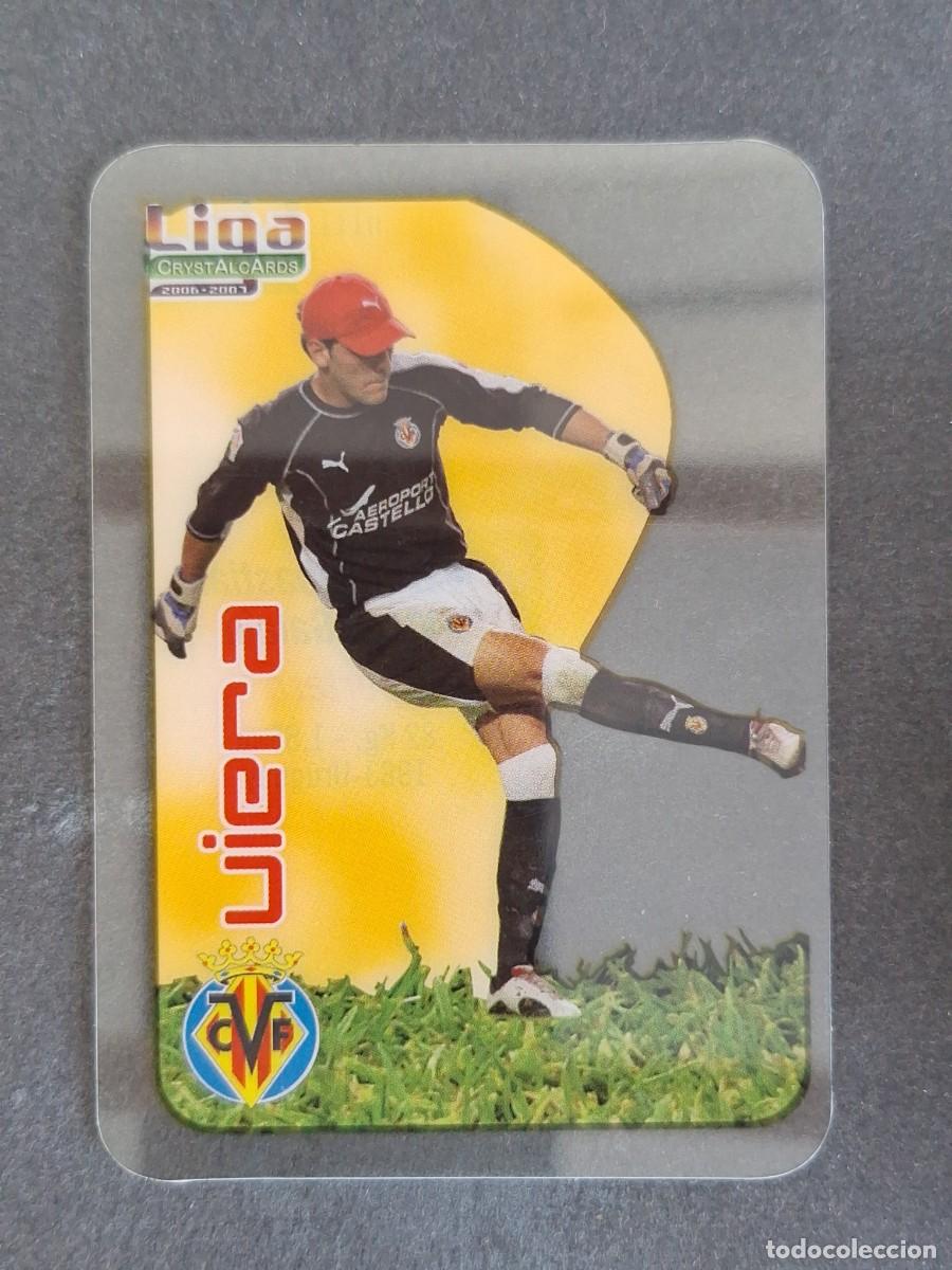 Cromos de f&uacute;tbol: L1 VIERA VILLARREAL C. F. 111 MUNDICROMO CRYSTALCARDS LIGA 2006 2007 06 07