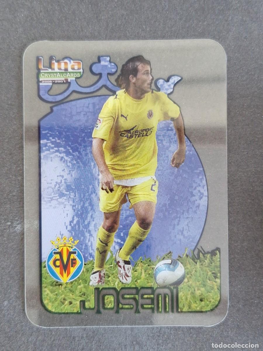 Cromos de f&uacute;tbol: L1 JOSEMI VILLARREAL C. F. 112 MUNDICROMO CRYSTALCARDS LIGA 2006 2007 06 07