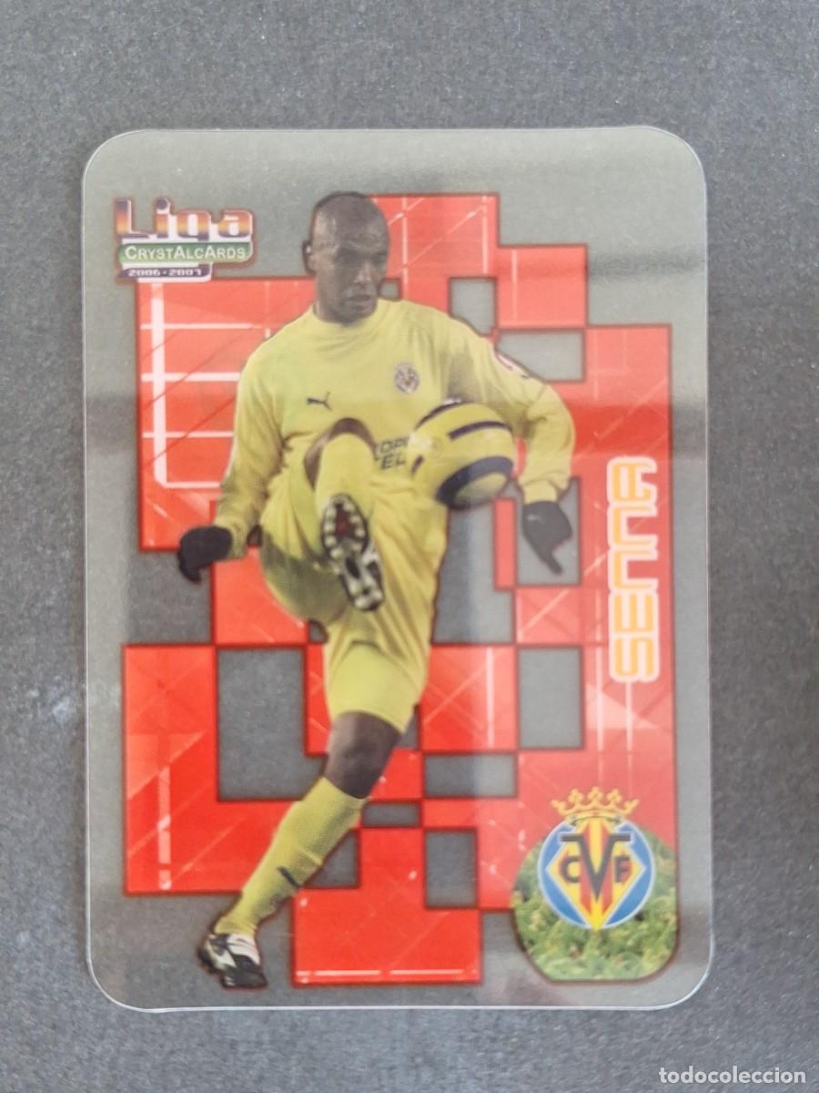 Cromos de f&uacute;tbol: L1 SENNA VILLARREAL C. F. 118 MUNDICROMO CRYSTALCARDS LIGA 2006 2007 06 07