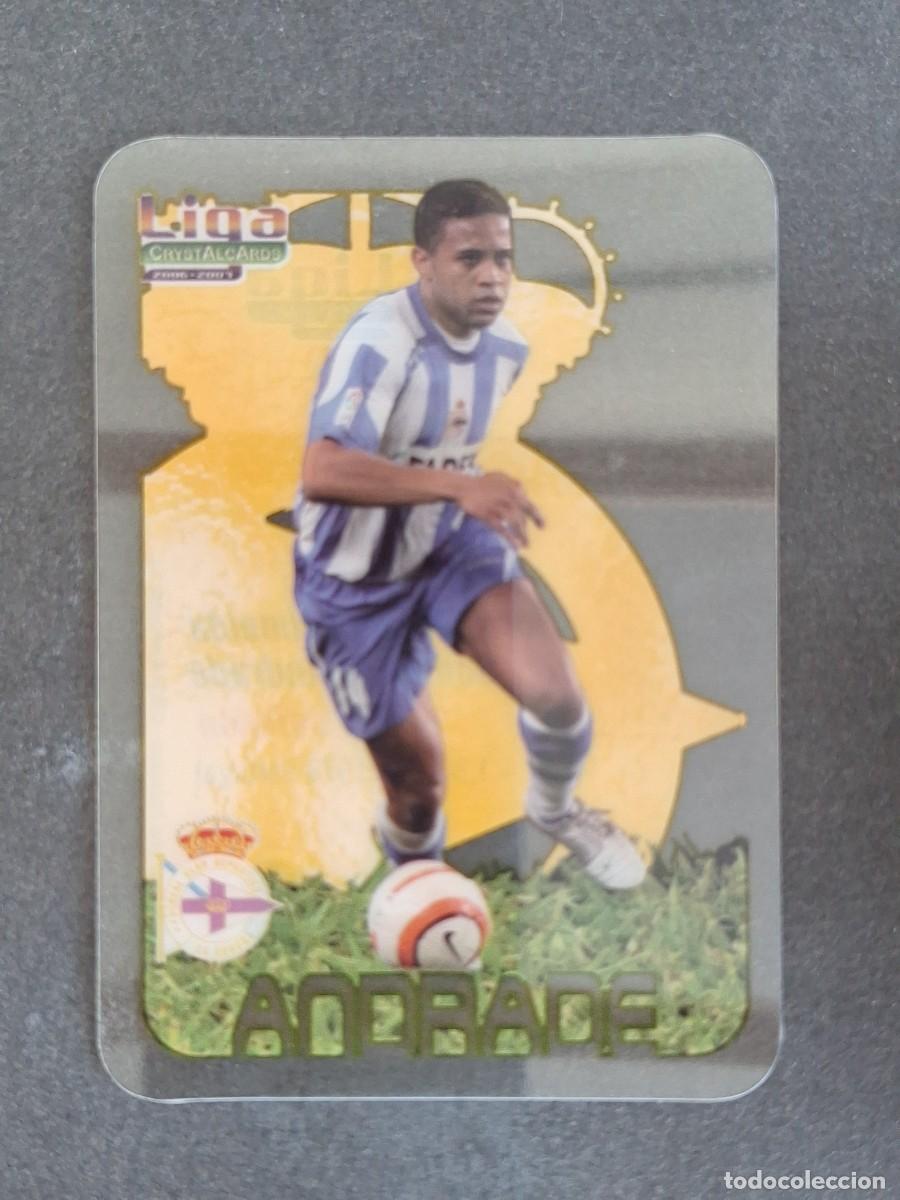 Cromos de f&uacute;tbol: L1 ANDRADE DEPORTIVO DE LA CORU&Ntilde;A 131 MUNDICROMO CRYSTALCARDS LIGA 2006 2007 06 07