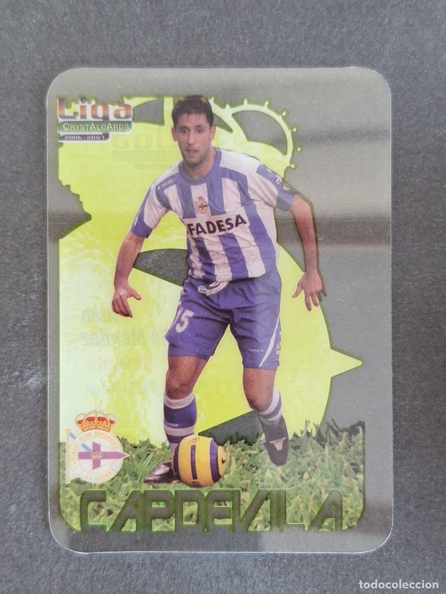 Cromos de f&uacute;tbol: L1 CAPDEVILA DEPORTIVO DE LA CORU&Ntilde;A 133 MUNDICROMO CRYSTALCARDS LIGA 2006 2007 06 07