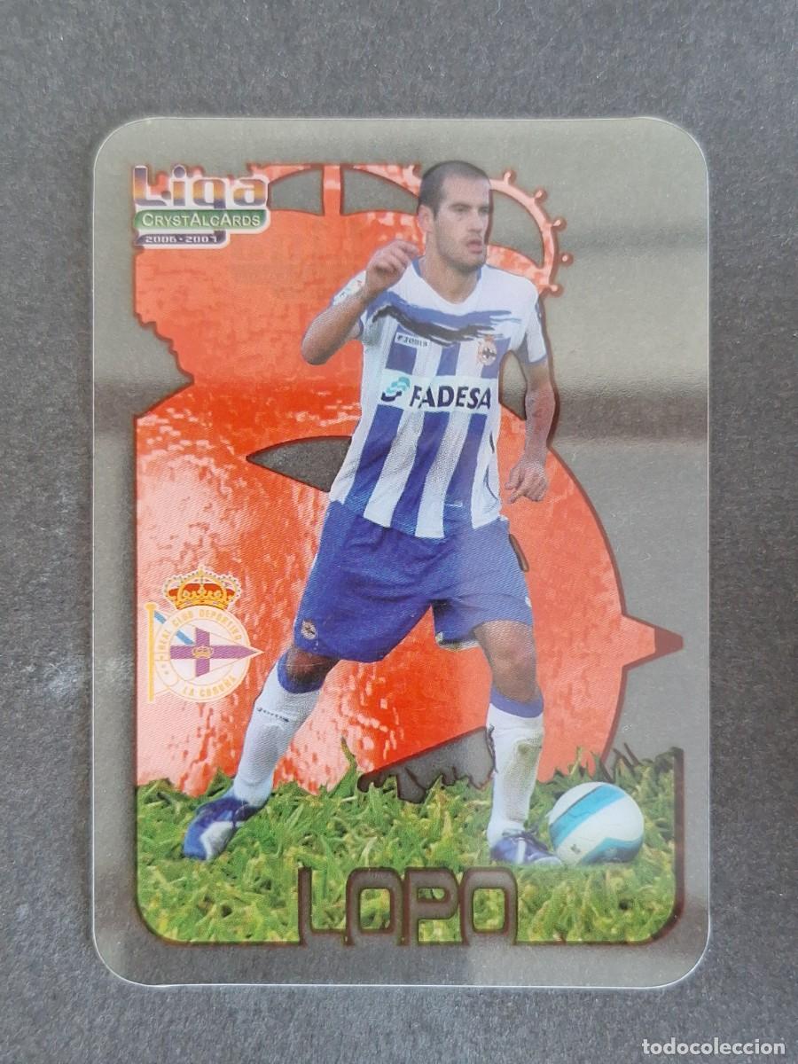 Cromos de f&uacute;tbol: L1 LOPO DEPORTIVO DE LA CORU&Ntilde;A 134 MUNDICROMO CRYSTALCARDS LIGA 2006 2007 06 07