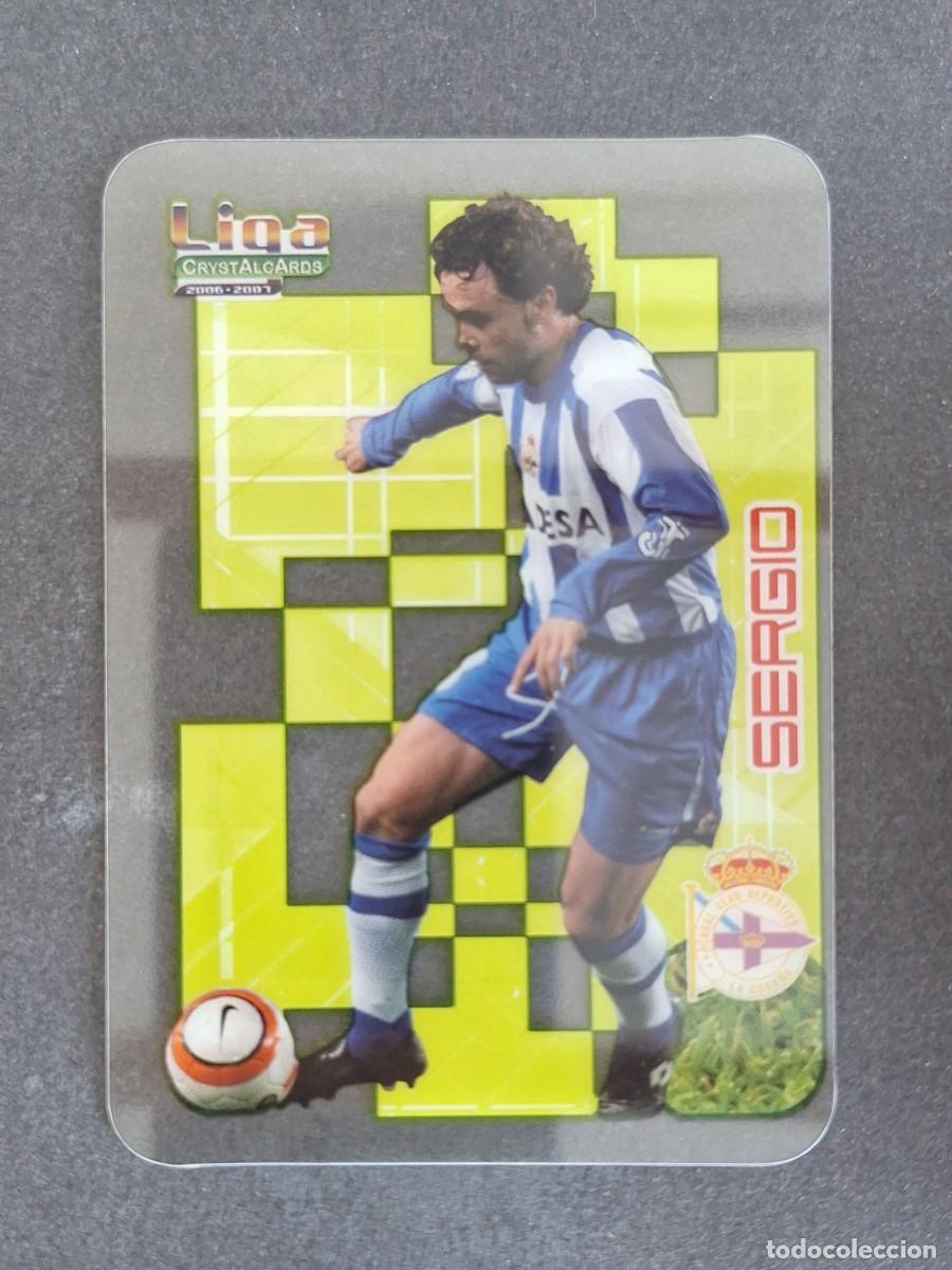 Cromos de f&uacute;tbol: L1 SERGIO DEPORTIVO DE LA CORU&Ntilde;A 137 MUNDICROMO CRYSTALCARDS LIGA 2006 2007 06 07