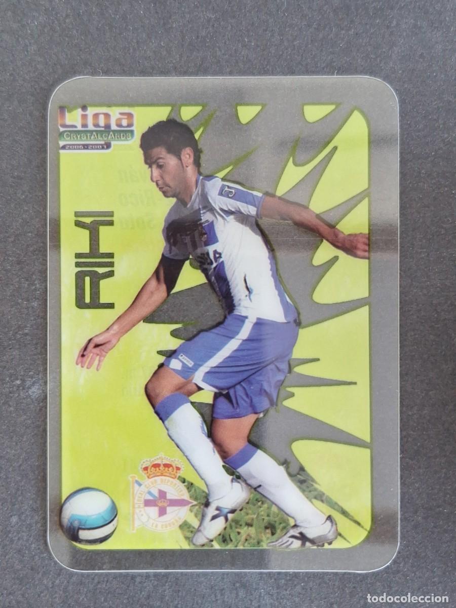Cromos de f&uacute;tbol: L1 RIKI DEPORTIVO DE LA CORU&Ntilde;A 141 MUNDICROMO CRYSTALCARDS LIGA 2006 2007 06 07