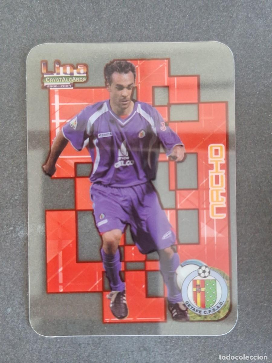 Figurine di Calcio: L1 NACHO GETAFE C. F. 153 MUNDICROMO CRYSTALCARDS LIGA 2006 2007 06 07