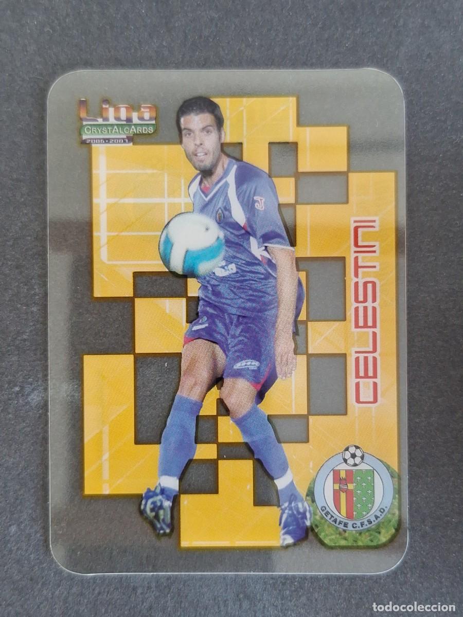 Cromos de f&uacute;tbol: L1 CELESTINI GETAFE C. F. 162 MUNDICROMO CRYSTALCARDS LIGA 2006 2007 06 07
