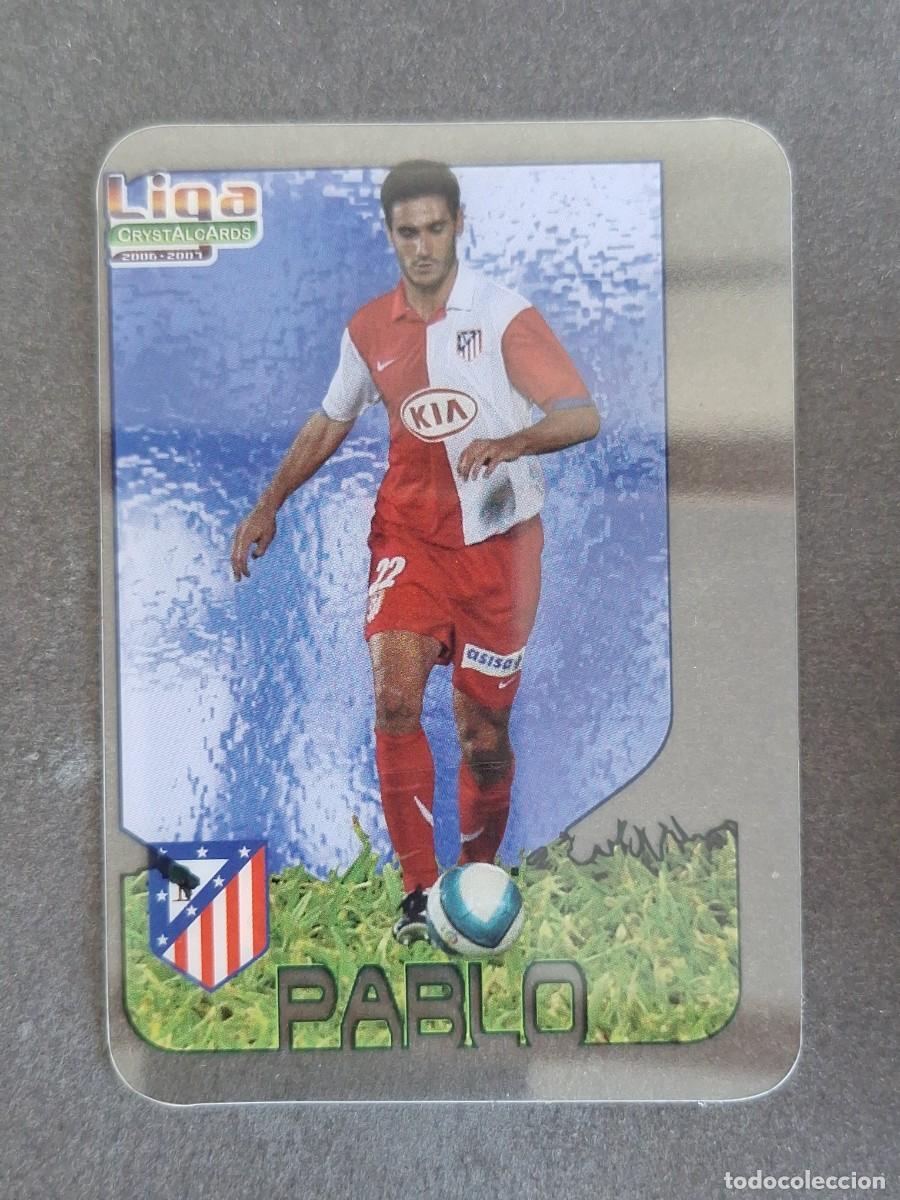Cromos de f&uacute;tbol: L1 PABLO ATLETICO DE MADRID 168 MUNDICROMO CRYSTALCARDS LIGA 2006 2007 06 07