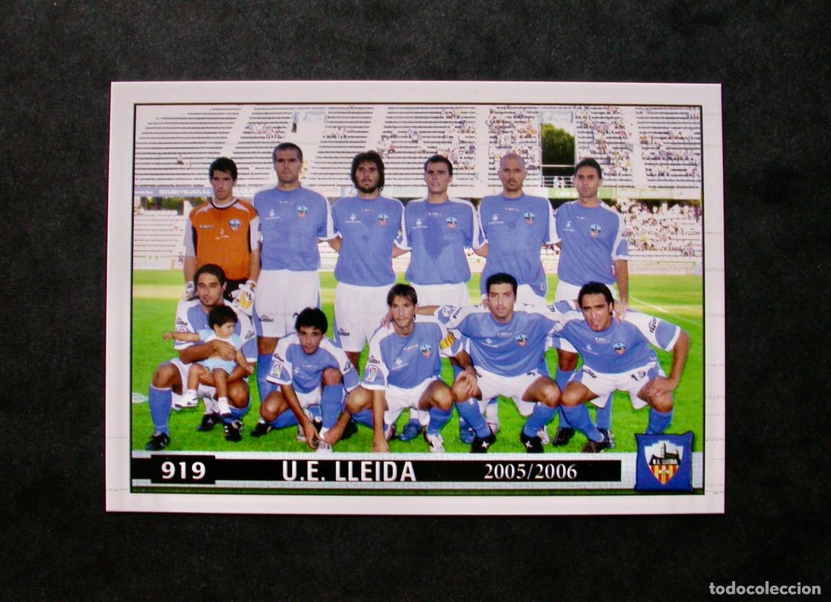 Cromos de f&uacute;tbol: 919 ALINEACI&Oacute;N LLEIDA / FICHAS DE LA LIGA 2005 2006 05 06 / MUNDICROMO