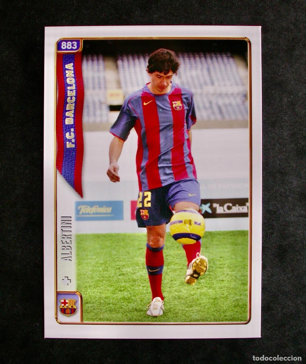 Cromos de f&uacute;tbol: 883 ALBERTINI / FICHAS DE LA LIGA 2004 2005 04 05/ MUNDICROMO