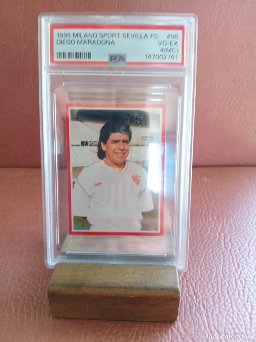 Cromos de f&uacute;tbol: Diego Maradona. 1995 MILANO Sport Sevilla psa 4