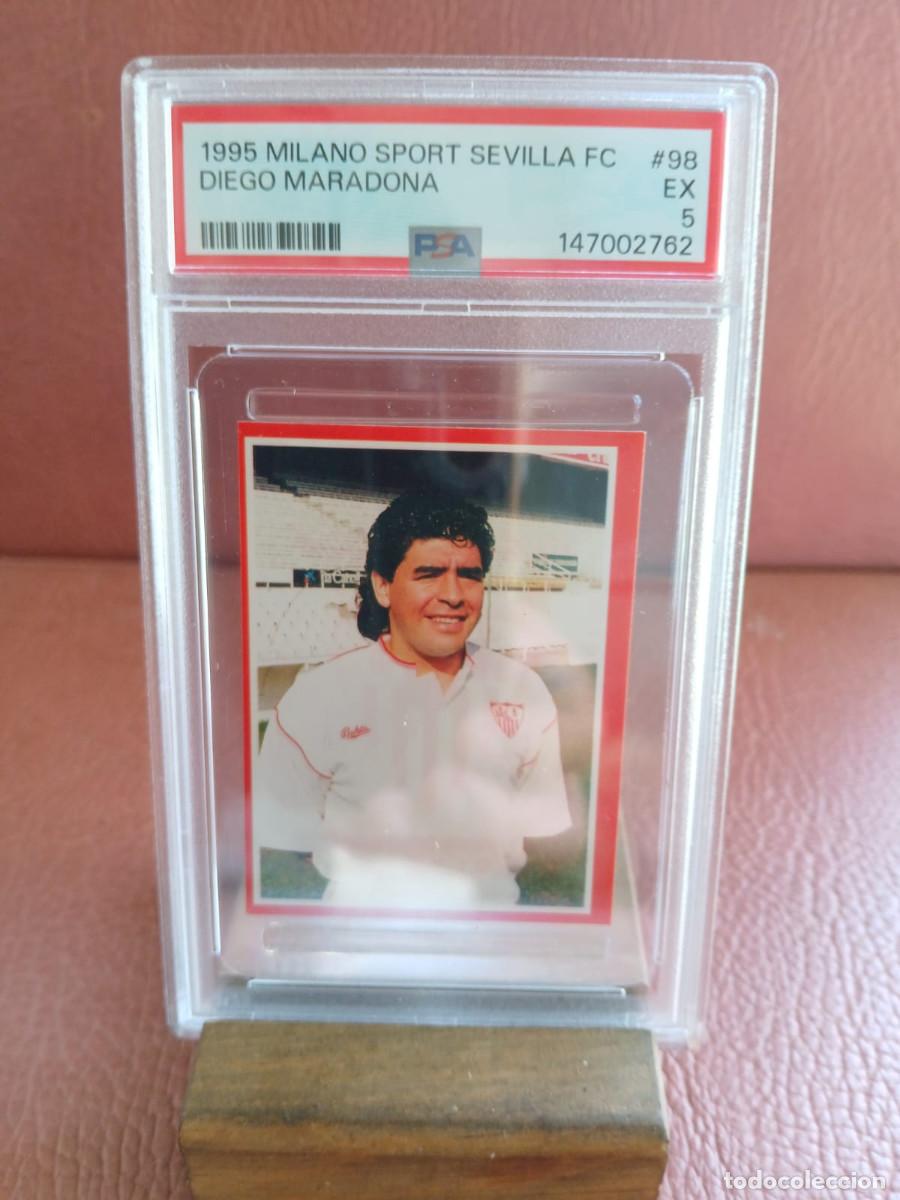 Cromos de f&uacute;tbol: Diego Maradona. 1995 MILANO Sport Sevilla psa 5