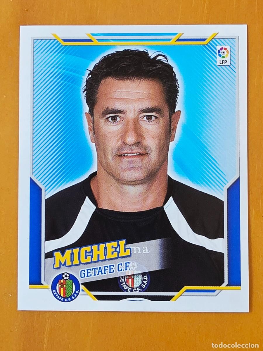 Cromos de f&uacute;tbol: Entrenador M&iacute;chel, Getafe CF, Panini Ediciones Liga Este 2010 2011 10 11