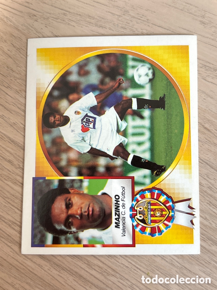 Cromos de f&uacute;tbol: MAZINHO VALENCIA COLOCA LIGA ESTE 1994 1995 94 95 NUNCA PEGADO SIN PEGAR