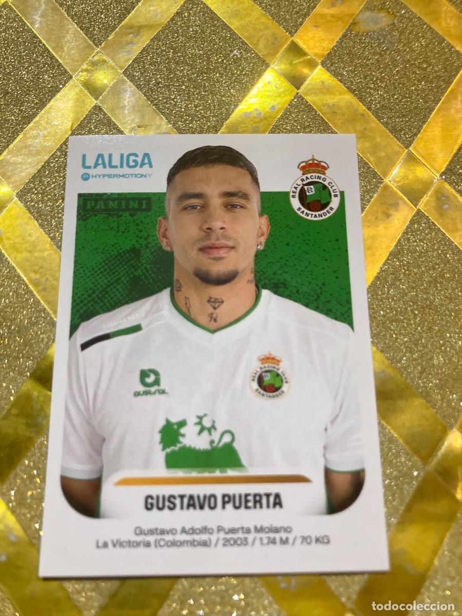 Cromos de f&uacute;tbol: CROMO DE FUTBOL NUMERO 336 GUSTAVO PUERTA RACING DE SANTANDER LIGA HYPERMOTION 2025 2026 PANINI !