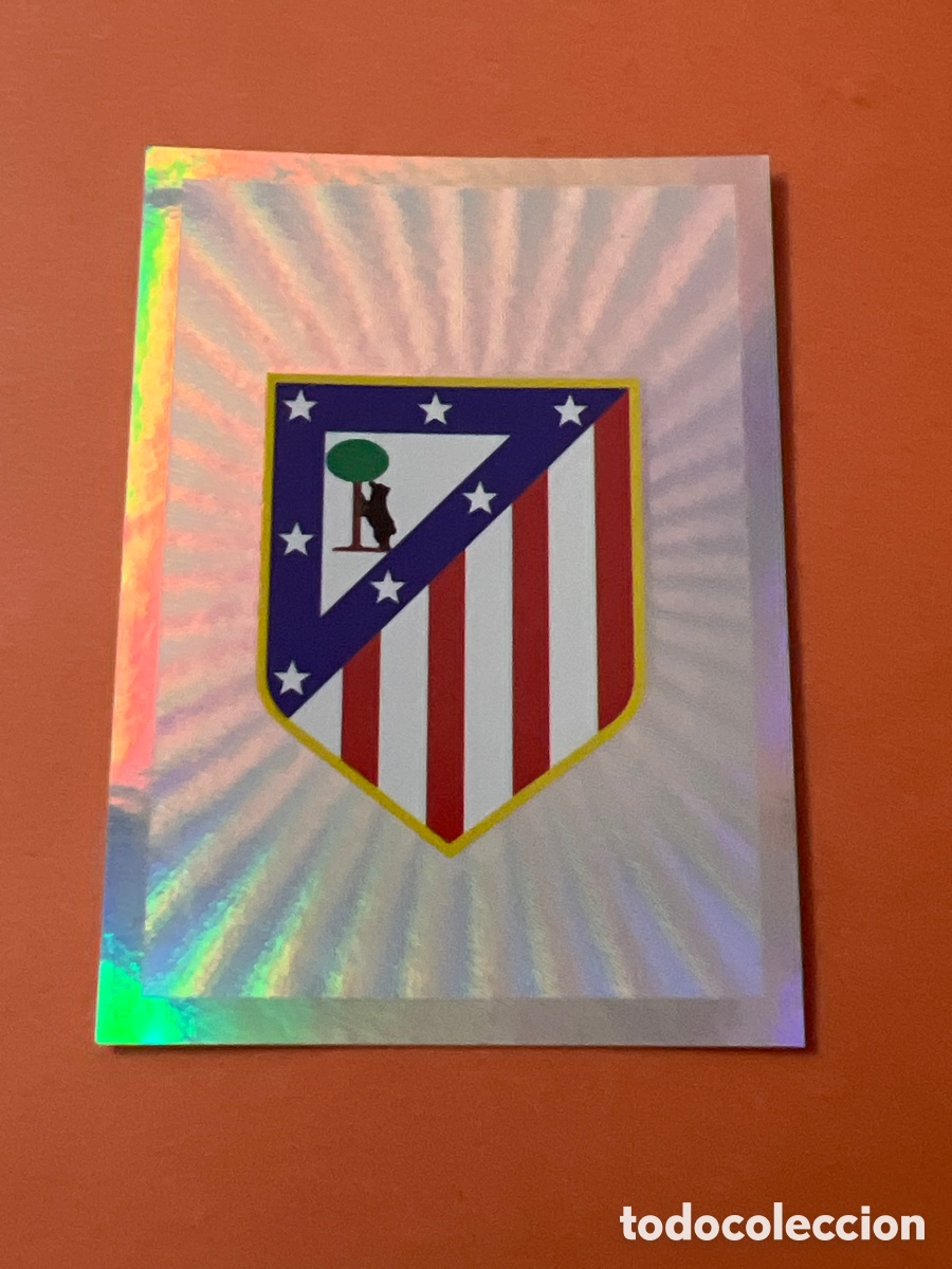 Cromos de f&uacute;tbol: C5230. 176 ESCUDO AT. MADRID CROMOS STICKERS UEFA CHAMPIONS LEAGUE TOPPS 15 16 2015 2016