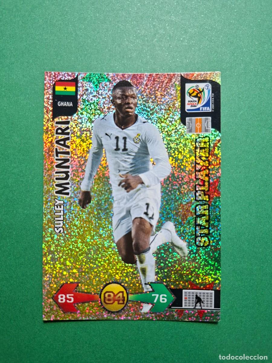 Cromos de f&uacute;tbol: MUNTARI GHANA STAR PLAYER ADRENALYN XL MUNDIAL SUD&Aacute;FRICA 2010 FIFA WC SOUTH AFRICA