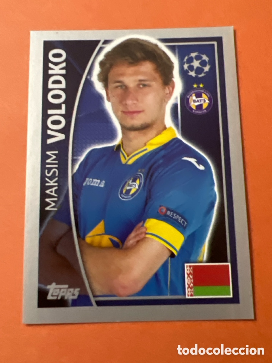 Cromos de f&uacute;tbol: C5270. 360 VOLODKO (BATE BORISOV) UEFA CHAMPIONS LEAGUE 2015/2016 TOPPS