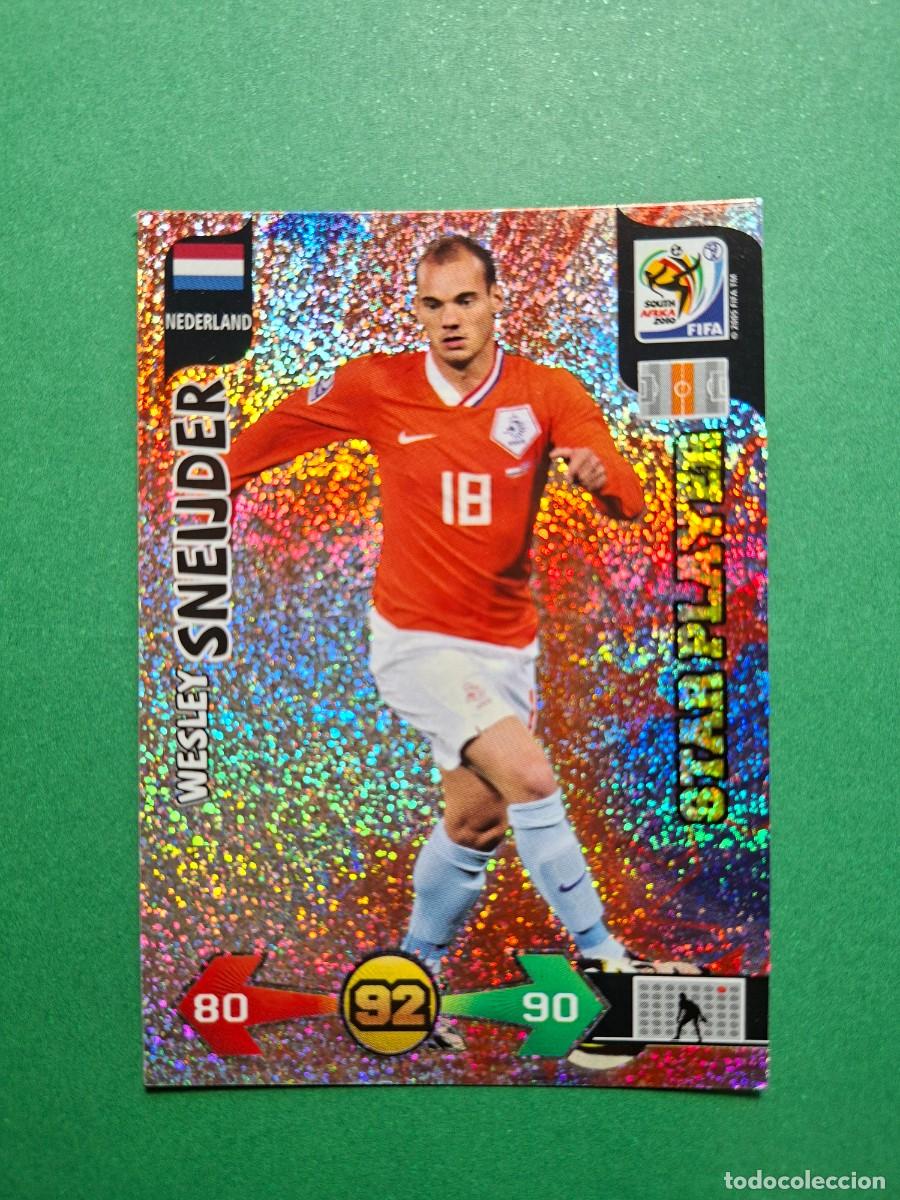 Cromos de f&uacute;tbol: SNEIJDER STAR PLAYER HOLANDA NEDERLAND ADRENALYN XL MUNDIAL SUD&Aacute;FRICA 2010 FIFA WC SOUTH AFRICA