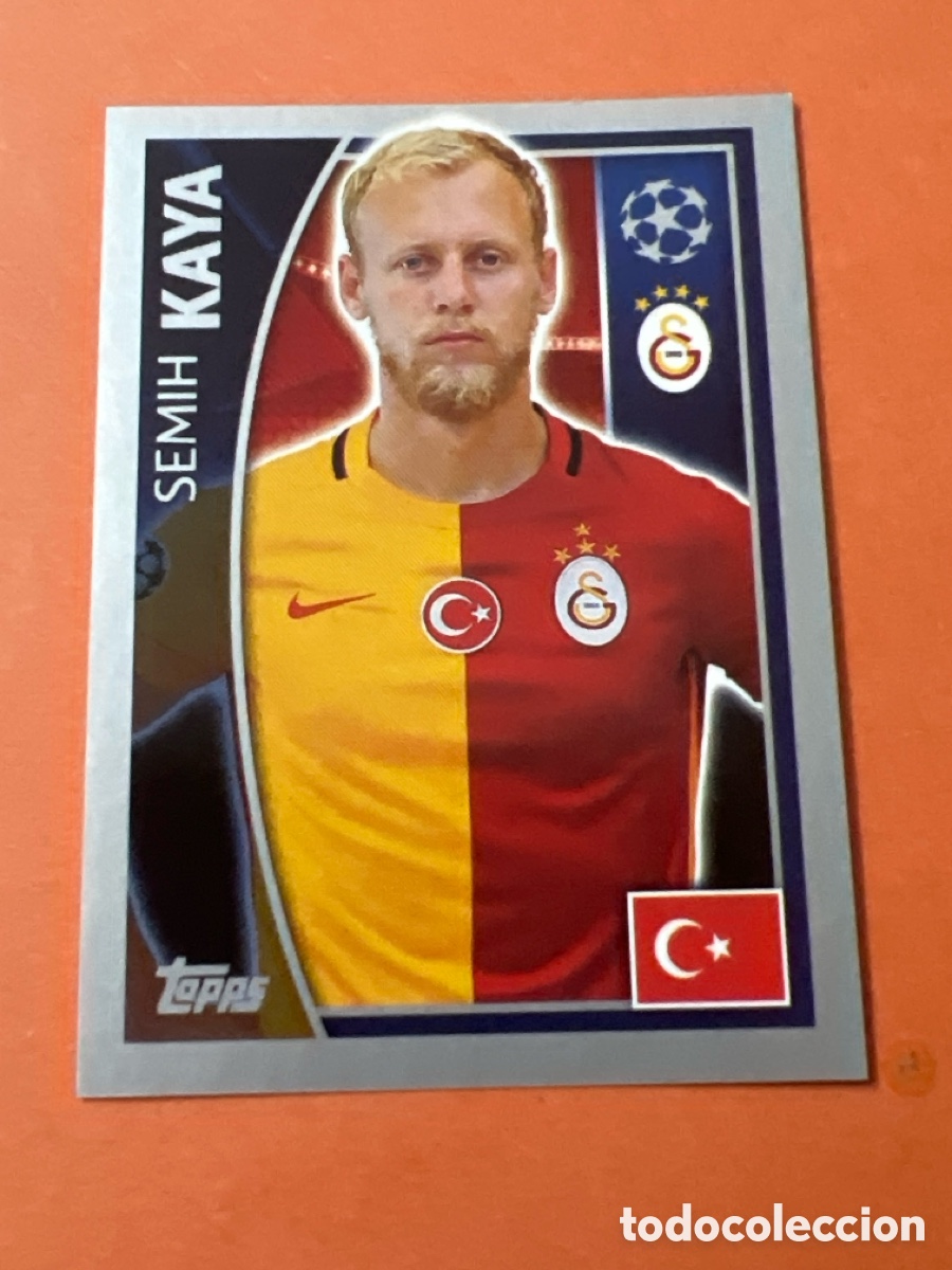Cromos de f&uacute;tbol: C5282. TOPPS UEFA CHAMPIONS LEAGUE 2015 2016 193 KAYA (GALATASARAY) - STICKER SIN PEGAR - 15 16