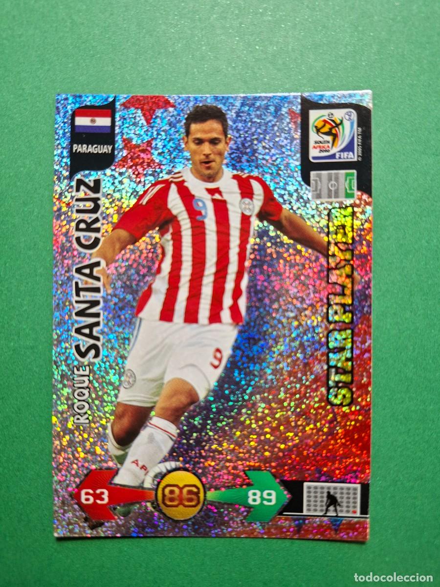 Cromos de f&uacute;tbol: SANTA CRUZ STAR PLAYER PARAGUAY ADRENALYN XL MUNDIAL SUD&Aacute;FRICA 2010 FIFA WC SOUTH AFRICA
