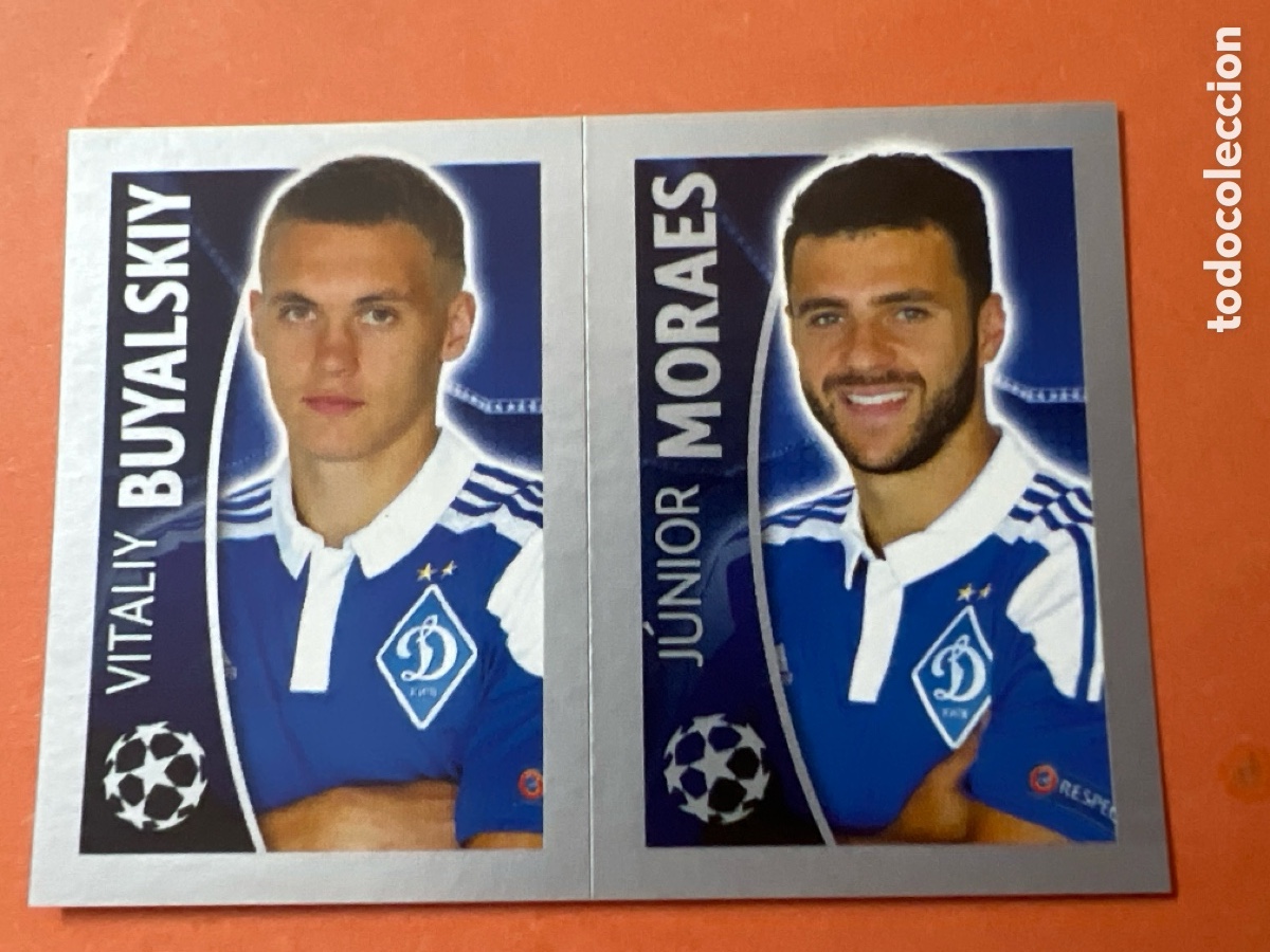 Cromos de f&uacute;tbol: C5291. UEFA CHAMPIONS LEAGUE 2015 2016 STICKERS BUYALSKIY MORAES 493 A B DYNAMO DE KIEV