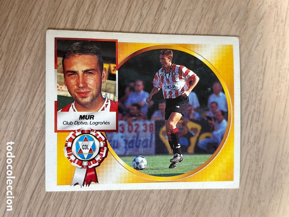 Cromos de f&uacute;tbol: MUR LOGRO&Ntilde;ES VERSION COLOCA LIGA ESTE 1994 1995 94 95 NUNCA PEGADO SIN PEGAR