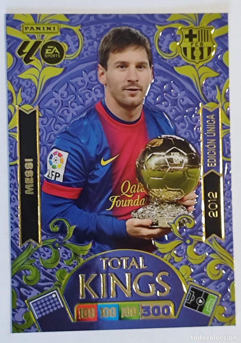 Cromos de f&uacute;tbol: ADRENALYN XL DREAM BOX 25/26 CARD TOTAL KING MESSI FC BARCELONA EDICION UNICA 20/12 # PANINI