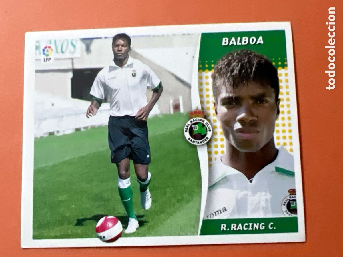 Cartes &agrave; collectionner de Football: C5300. CROMO DE LA LIGA 2006 - 2007. RACING CLUB DE SANTANDER. BALBOA. COLECCIONES ESTE