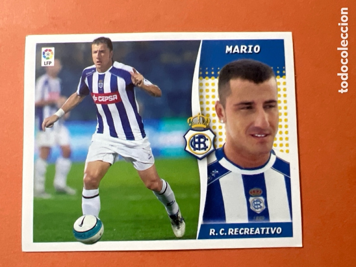 Cromos de f&uacute;tbol: C5303. MARIO COLOCA RECREATIVO HUELVA LIGA ESTE 2006 2007 06 07 SIN PEGAR