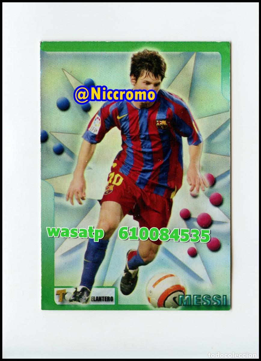 Cromos de f&uacute;tbol: messi barcelona top 2006 mundicromo cards niccromo