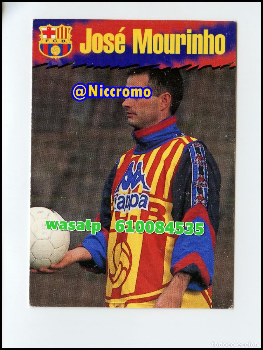 Fu&szlig;ball-Sticker: mourinho barcelona 1996 panini cards niccromo