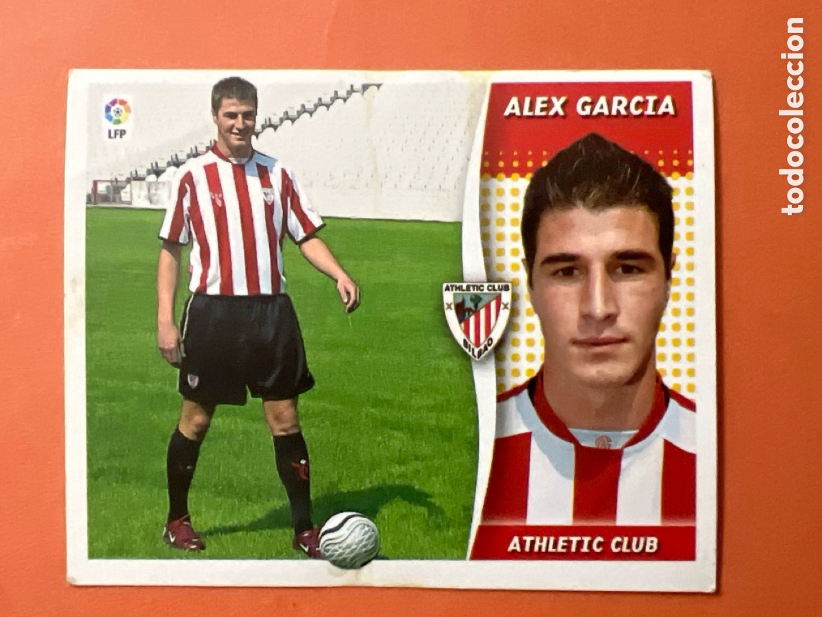 Cromos de f&uacute;tbol: C5311. ALEX GARCIA COLOCA ATHLETIC CLUB COLECCIONES ESTE LIGA 2006 2007 06 07 SIN PEGAR NUNCA PEGADO
