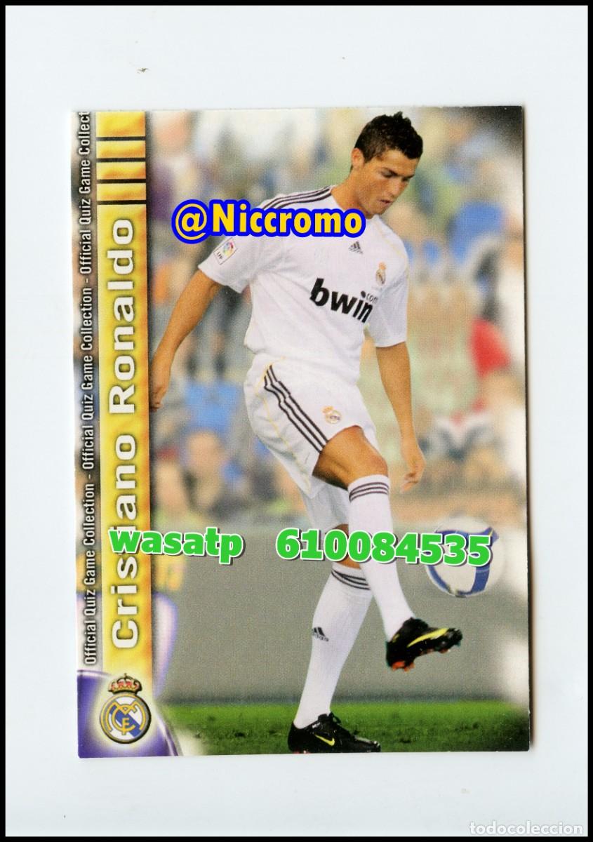 Cromos de f&uacute;tbol: ronaldo cristiano real madrid 2009 MUNDICROMO cards niccromo