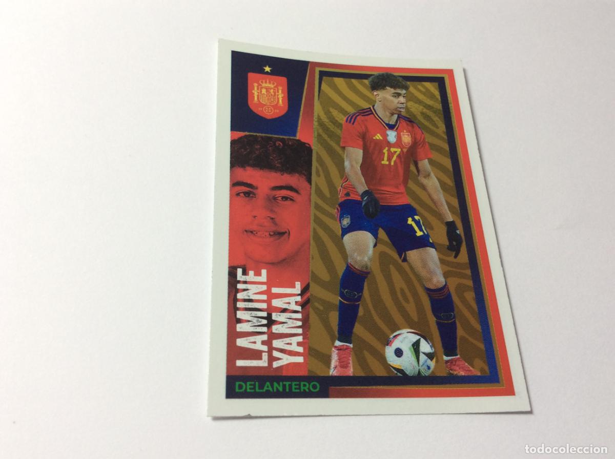 Cromos de f&uacute;tbol: 31 Lamine Yamal Espa&ntilde;a Sticker Cromo Carrefour &iexcl;Vamos Selecci&oacute;n! Panini 2024 24