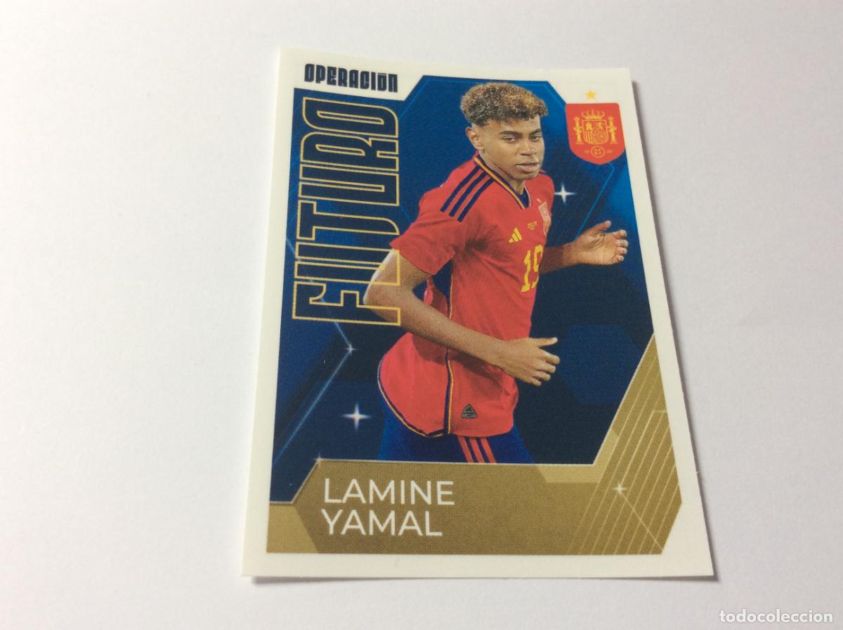Cromos de f&uacute;tbol: 69 Lamine Yamal Espa&ntilde;a Sticker Cromo Carrefour &iexcl;Vamos Selecci&oacute;n! Panini 2024 24