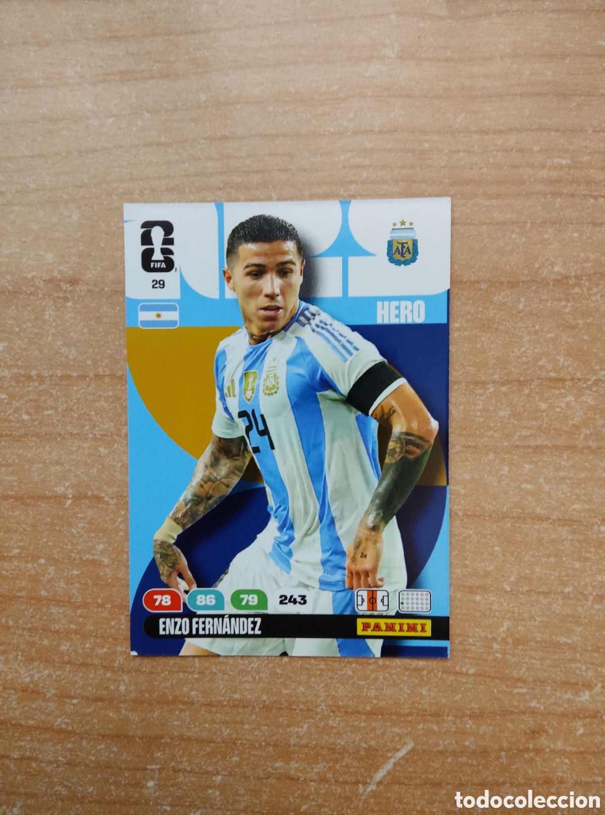 Football Stickers: 29 ENZO FERNANDEZ ARGENTINA ADRENALYN XL MUNDIAL 2026