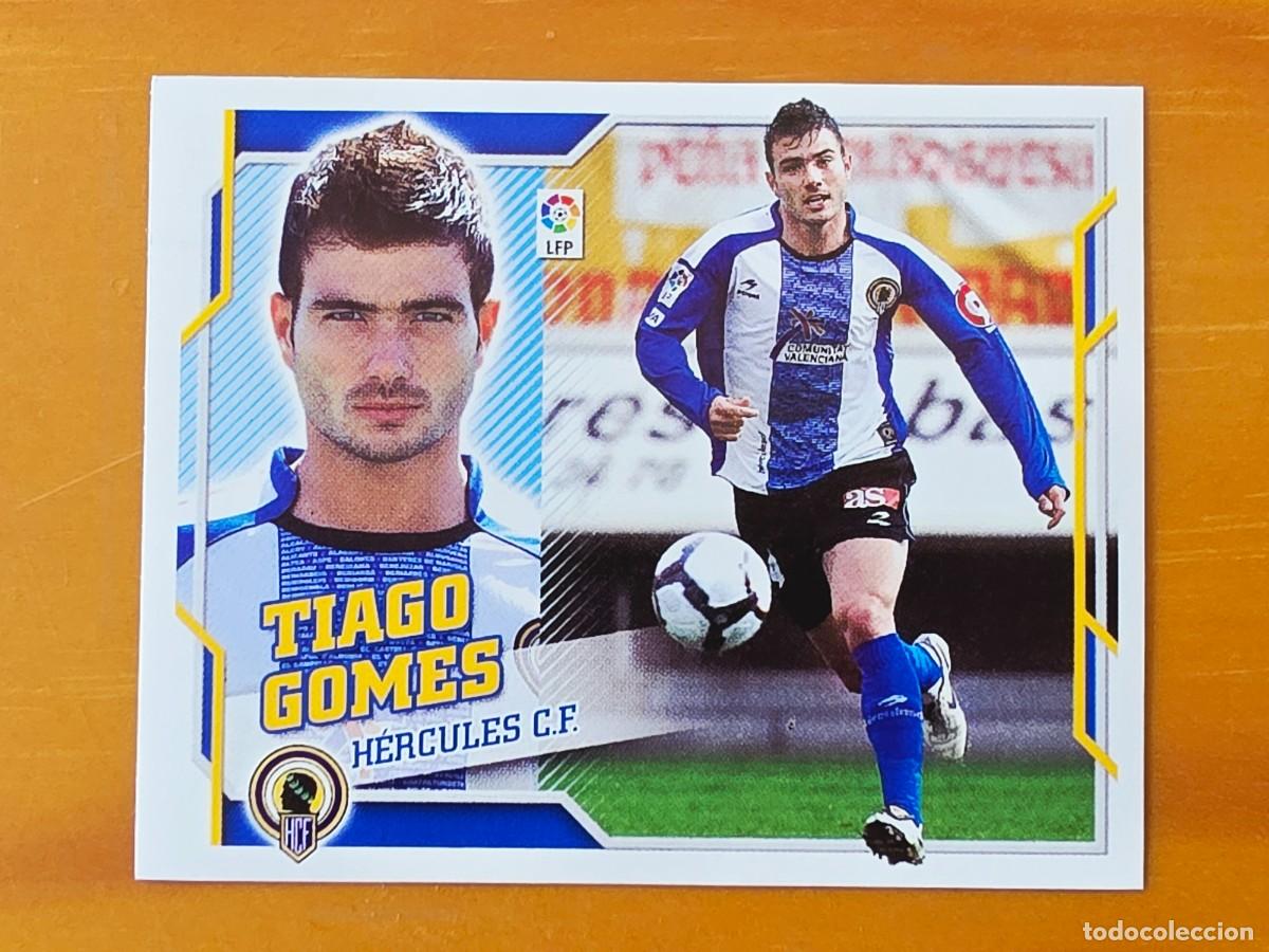 Cromos de f&uacute;tbol: 8 Tiago Gomes, H&eacute;rcules CF, Panini Ediciones Liga Este 2010 2011 10 11