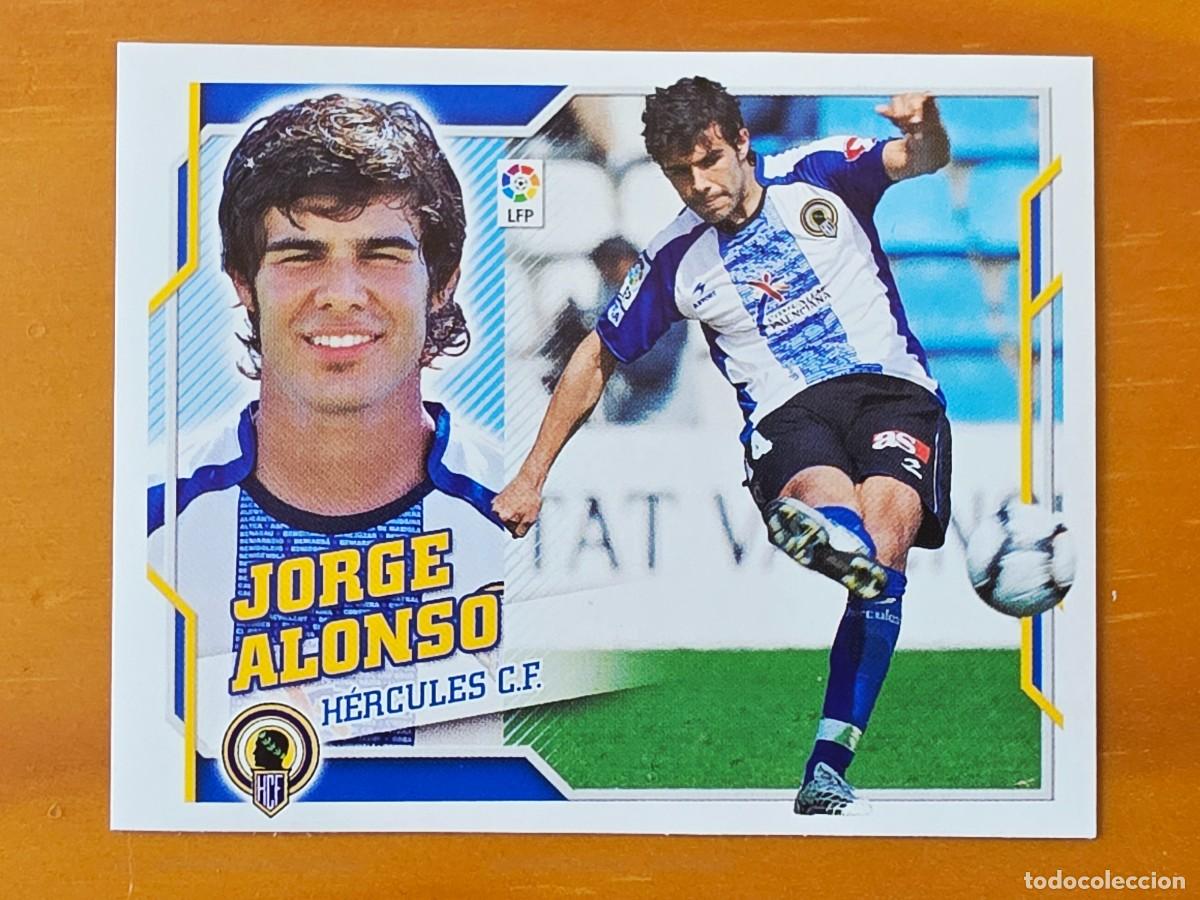 Cromos de f&uacute;tbol: 9 Jorge Alonso, H&eacute;rcules CF, Panini Ediciones Liga Este 2010 2011 10 11