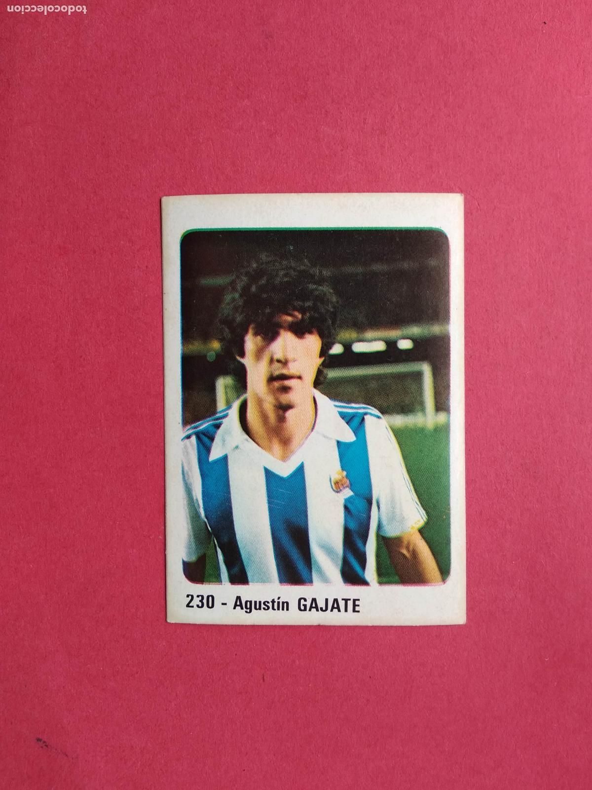 Cromos de f&uacute;tbol: EDITORIAL CROMO CROM PANINI LIGA 80 81 1980 1981 DESPEGADO REAL SOCIEDAD N&ordm; 230 GAJATE