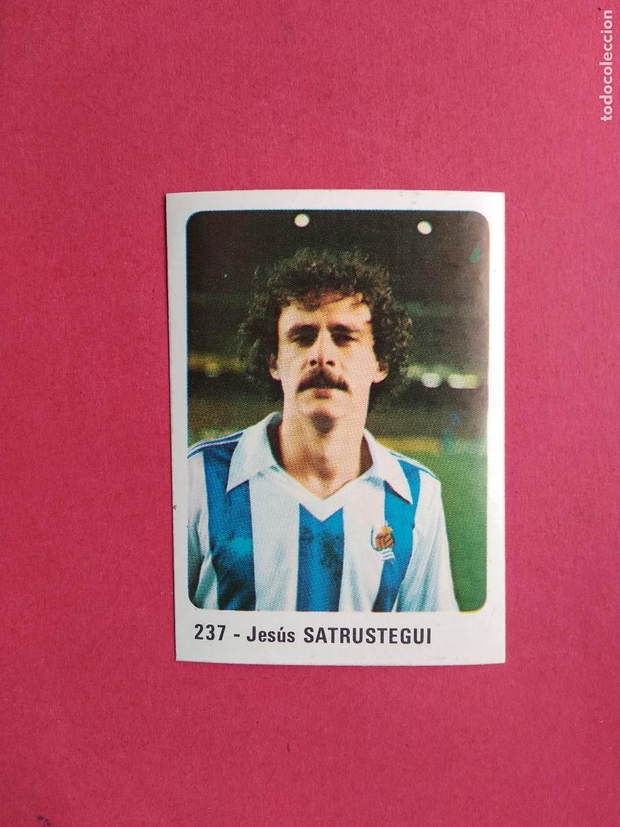 Cromos de f&uacute;tbol: EDITORIAL CROMO CROM PANINI LIGA 80 81 1980 1981 DESPEGADO REAL SOCIEDAD N&ordm; 237 SATRUSTEGUI