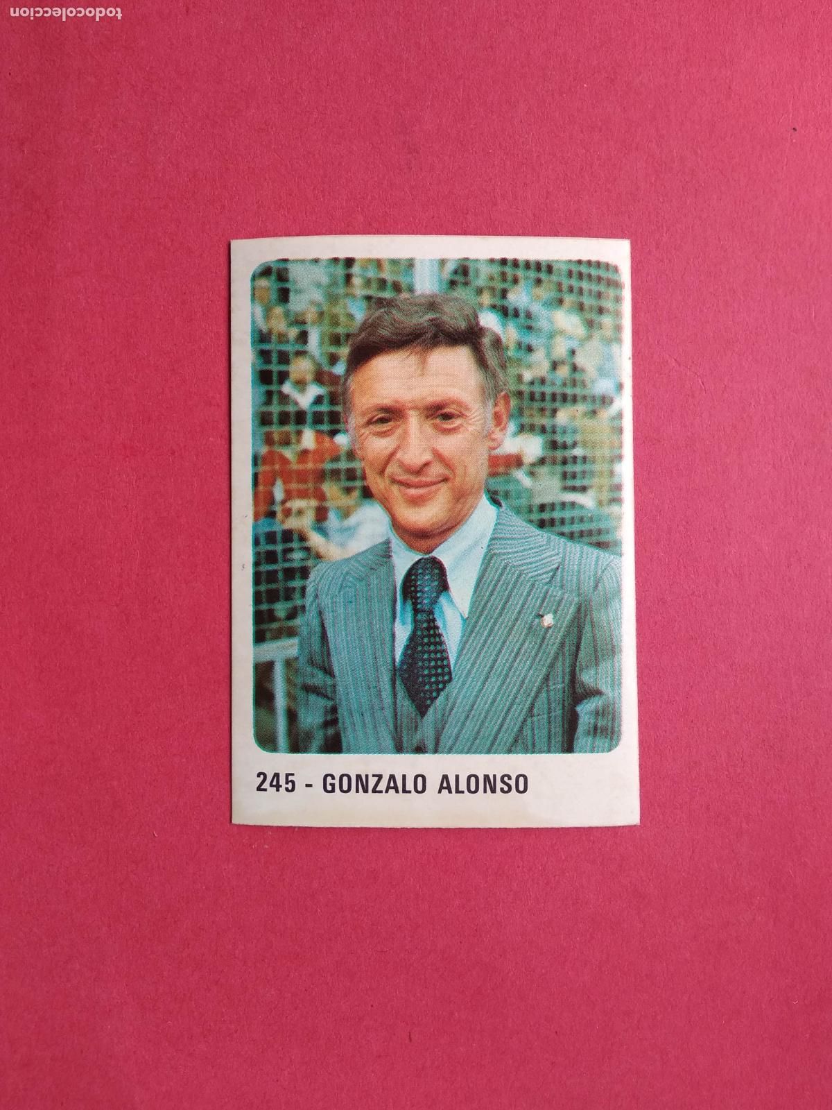 Cromos de f&uacute;tbol: EDITORIAL CROMO CROM PANINI LIGA 80 81 1980 1981 DESPEGADO REAL VALLADOLID N&ordm; 245 GONZALO ALONSO