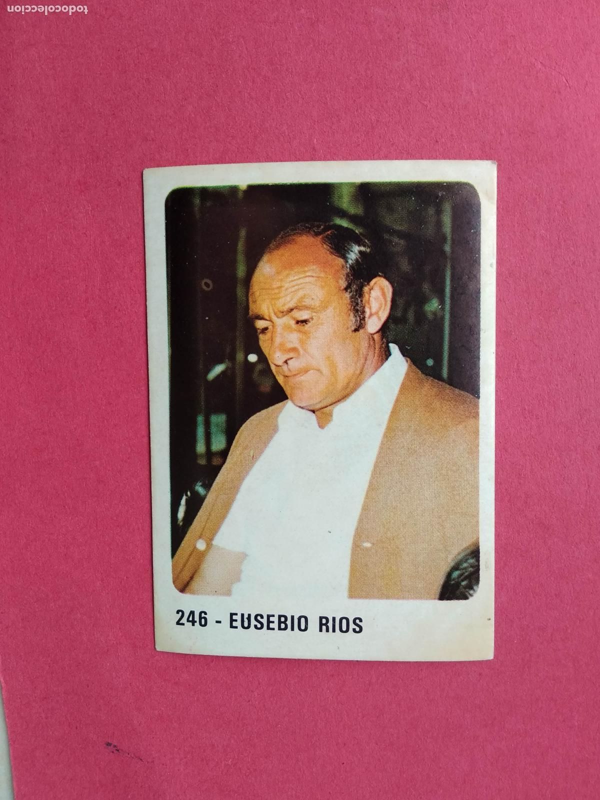 Cromos de f&uacute;tbol: EDITORIAL CROMO CROM PANINI LIGA 80 81 1980 1981 DESPEGADO REAL VALLADOLID N&ordm; 246 EUSEBIO RIOS