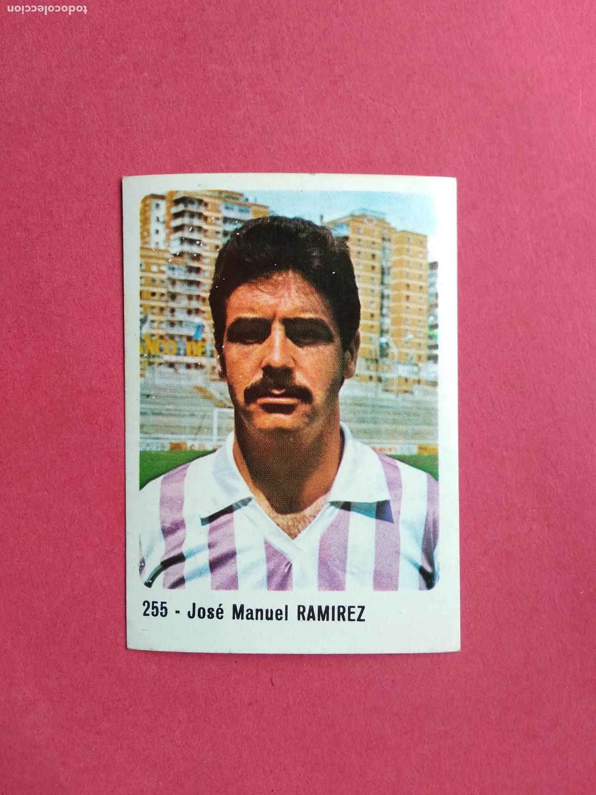 Cromos de f&uacute;tbol: EDITORIAL CROMO CROM PANINI LIGA 80 81 1980 1981 DESPEGADO REAL VALLADOLID N&ordm; 255 RAMIREZ