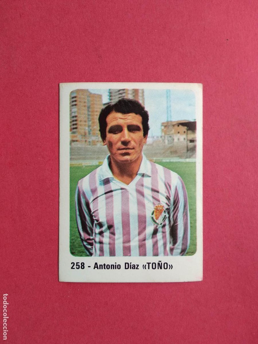 Cartes &agrave; collectionner de Football: EDITORIAL CROMO CROM PANINI LIGA 80 81 1980 1981 DESPEGADO REAL VALLADOLID N&ordm; 258 TO&Ntilde;O
