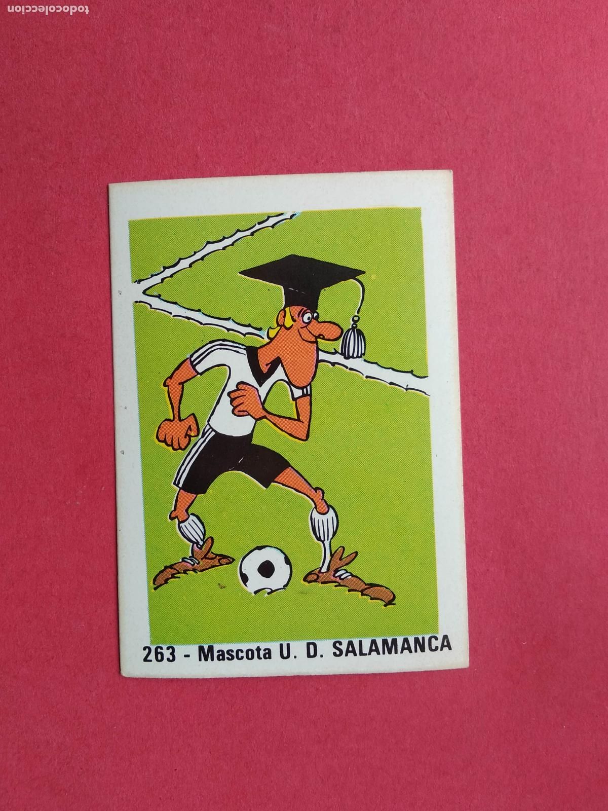 Cartes &agrave; collectionner de Football: EDITORIAL CROMO CROM PANINI LIGA 80 81 1980 1981 DESPEGADO SALAMANCA N&ordm; 263 MASCOTA