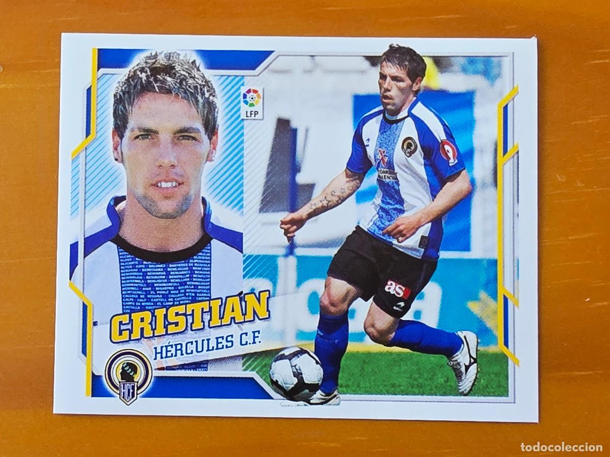 Fu&szlig;ball-Sticker: 14 B Cristian, H&eacute;rcules CF, Panini Ediciones Liga Este 2010 2011 10 11