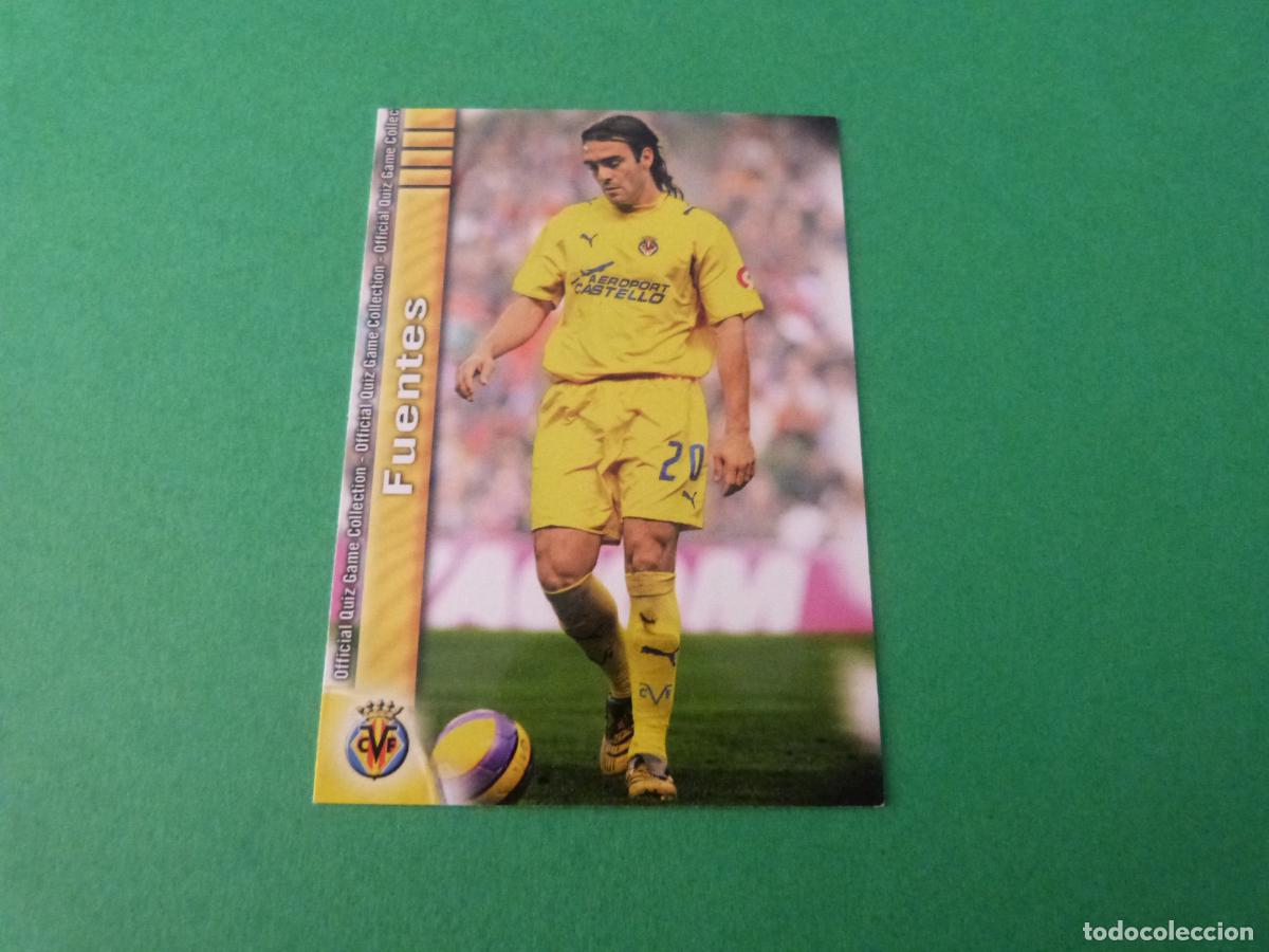 Fu&szlig;ball-Sticker: TRADING CARD FUTBOL FUENTES VILLARREAL C.F. N&ordm; 116 FICHAS LIGA MUNDICROMO 2009-2010/09-10